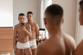 BEHIND THE SCENES: PICS WITH MY FRIEND